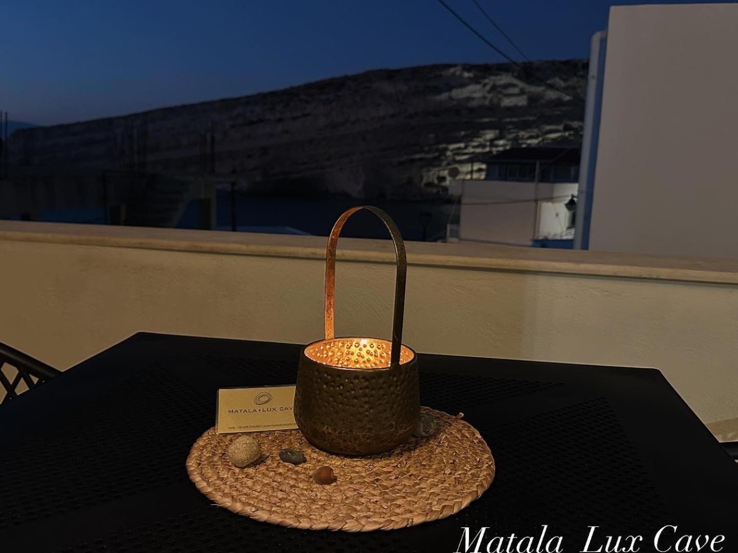 Matala * Lux Cave Villa Bagian luar foto